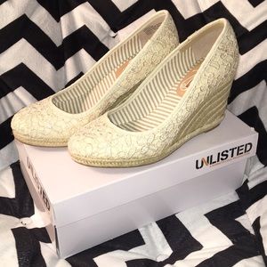 Unlisted cream espadrille, size 8.5, never worn